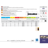 Somta Series 386 – 20 x 45 HSS-Co Dovetail Cutter